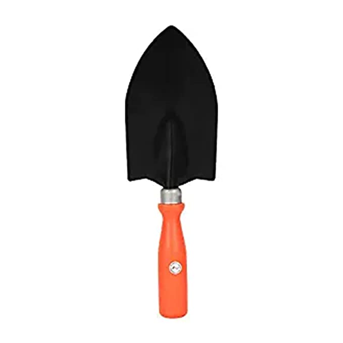 Kraft Seeds Garden Trowel - 1 PC (Red Handle, Metal Blade) | Gardening Tools for Home Garden - Shovel | Durable and Sturdy Rust-Free Shovel for Garden | Gardening Accessories | Essential Handy Tools