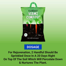 Load image into Gallery viewer, TrustBasket Organic Vermicompost Fertilizer Manure for Plants - 5 KG
